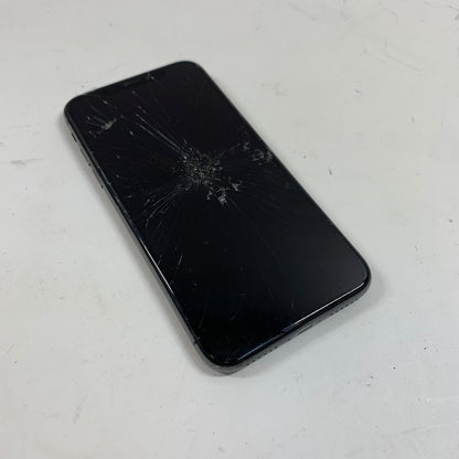 Unlocked Apple iPhone X 64GB Cracked Front and Back