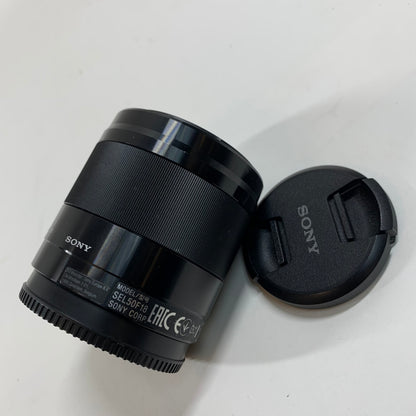 Sony SEL20F18 0.39-1.28 1.28 E-Mount  full-frame, wide-angle prime lens SEL20F18