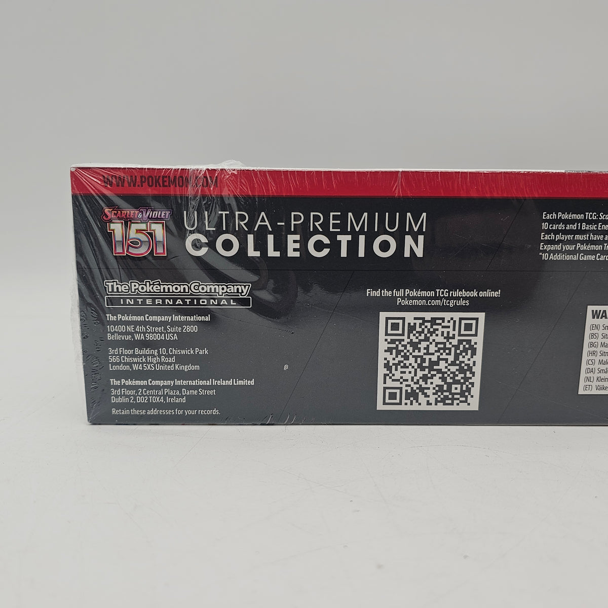 New Pokemon TCG Scarlet & Violet Special Collection Box