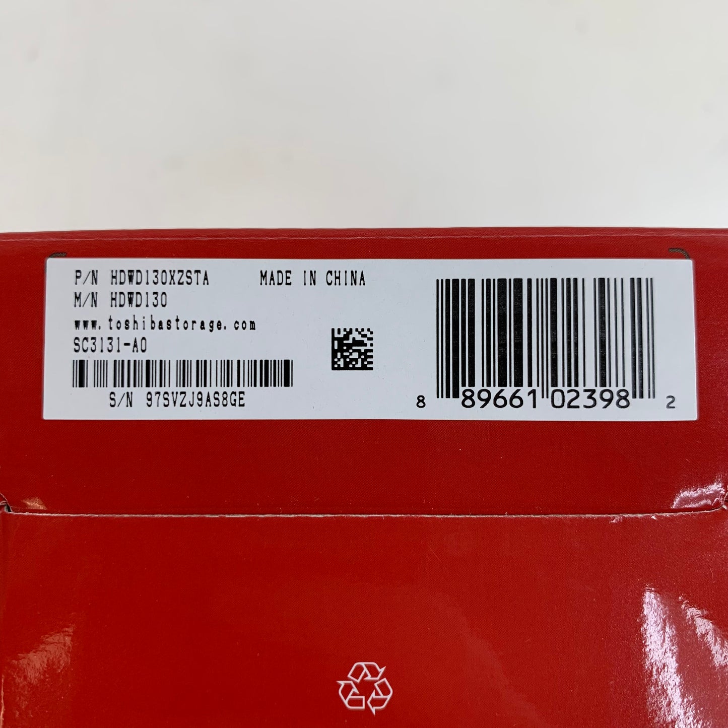 New Toshiba 3.5" p300 2TB SATA III 6Gbps HDD HDWD130