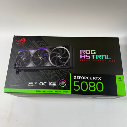 ASUS Geforce RTX 5080 16GB GDDR7 Graphics Card ROG-ASTRAL-RTCX5080-O16G-GAMING