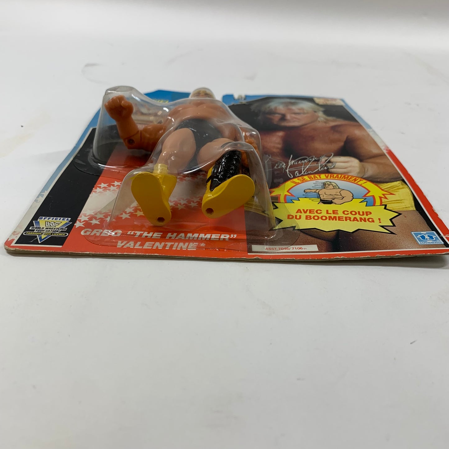 Greg The Hammer Valentine 1991 WWF Hasbro Series 3 Action Figure 7046/7106