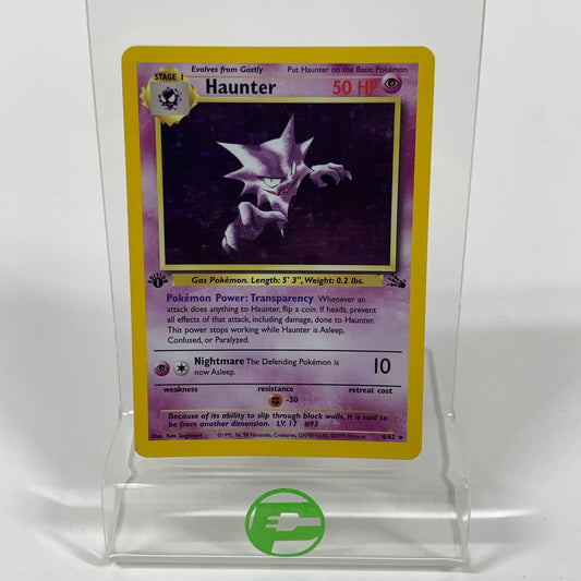 Pokémon TCG Fossil Haunter 6/62 Holofoil English 1st Edition LP