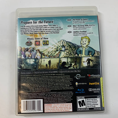 Fallout 3 [Greatest Hits] (Sony PlayStation 3 PS3, 2008)