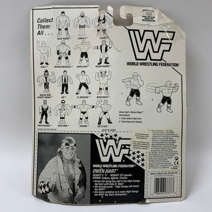 WWF Owen Hart Hasbro Wrestling Figure Yellow Card Series 7 7377/7278