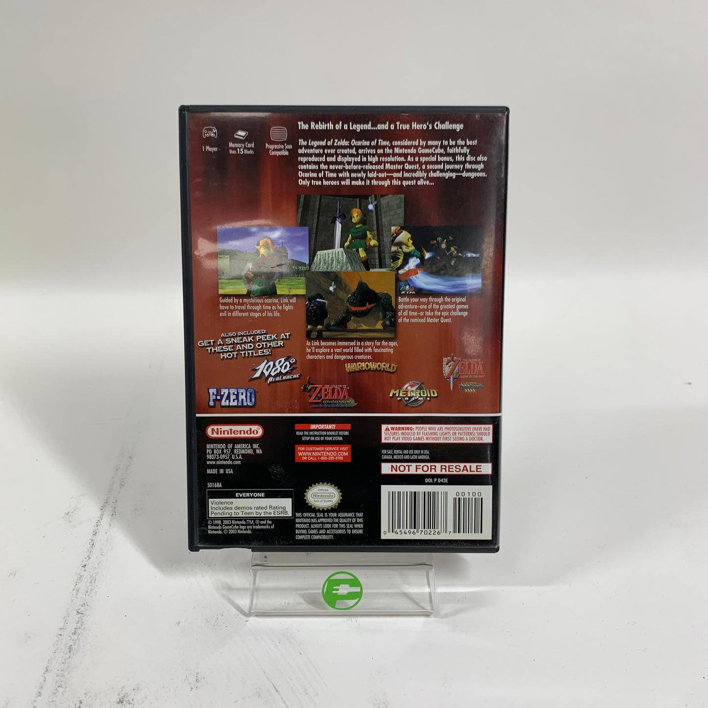 Zelda Ocarina of Time Master Quest (Nintendo GameCube, 2003)