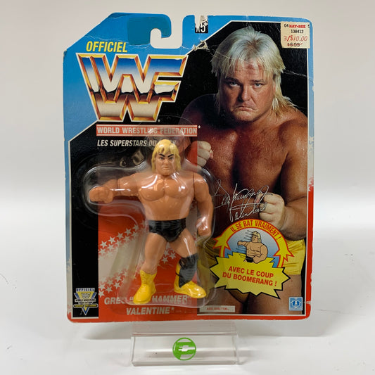 Greg The Hammer Valentine 1991 WWF Hasbro Series 3 Action Figure 7046/7106