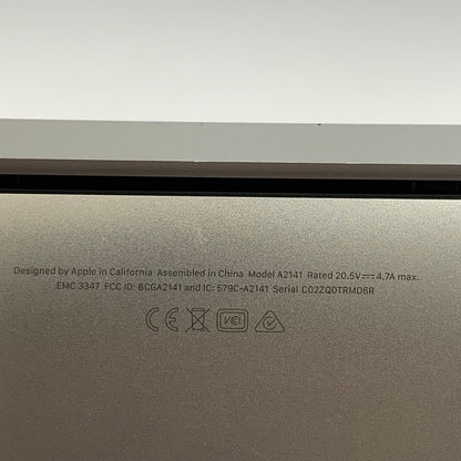 2019 Apple MacBook Pro 16" i7 2.6GHz 32GB RAM 2TB SSD Silver A2141