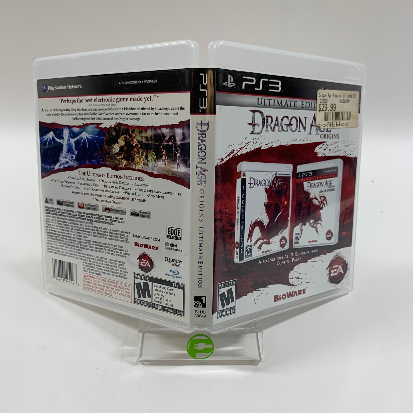 Dragon Age: Origins [Ultimate Edition] (Sony PlayStation 3 PS3, 2010)