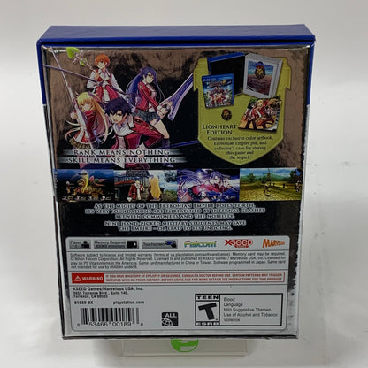 Legend of Heroes: Trails of Cold Steel [Lionheart Edition] (PS Vita, 2015)