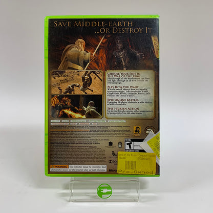 Lord of the Rings Conquest (Microsoft Xbox 360, 2009)