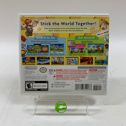 Paper Mario: Sticker Star (Nintendo 3DS, 2012)