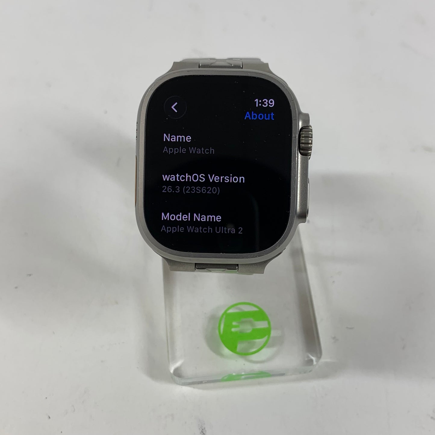 Unlocked Apple Watch Ultra 2 49MM Natural Titanium Aftermarket Band MX4D3LW/A