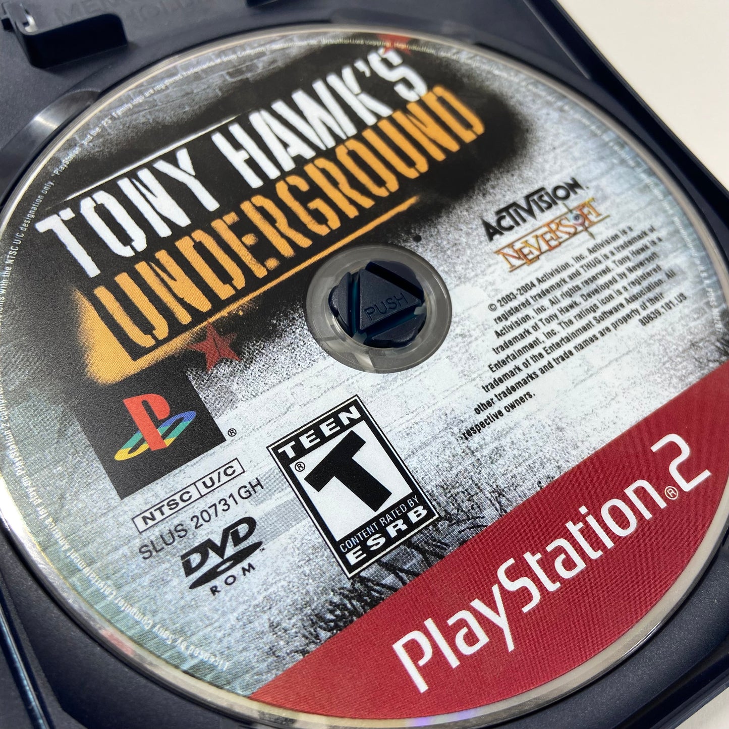 Tony Hawk Underground (Sony PlayStation 2 PS2, 2003)