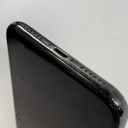 Unlocked Apple iPhone X 64GB Cracked Front and Back