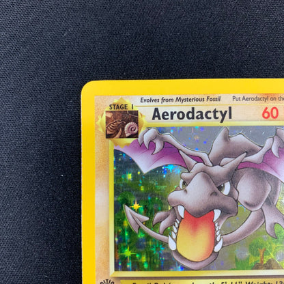 Pokémon TCG Fossil Aerodactyl 1/62 Holofoil English 1st Edition