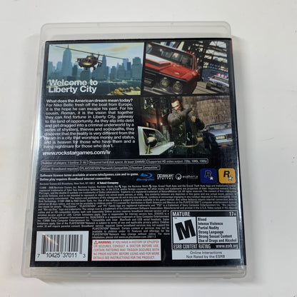 Grand Theft Auto IV (Sony PlayStation 3 PS3, 2008)