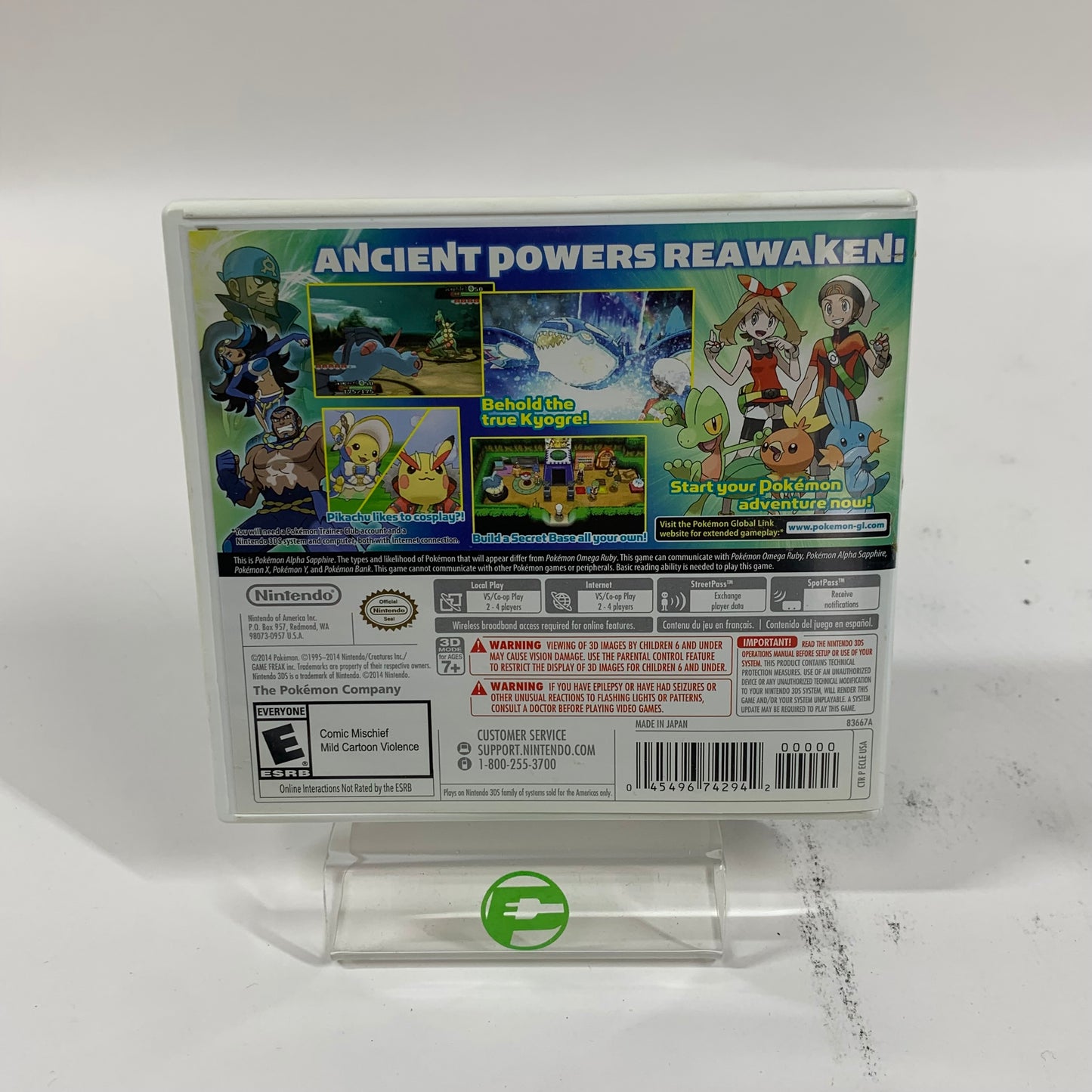 Pokemon Alpha Sapphire (Nintendo 3DS, 2014)