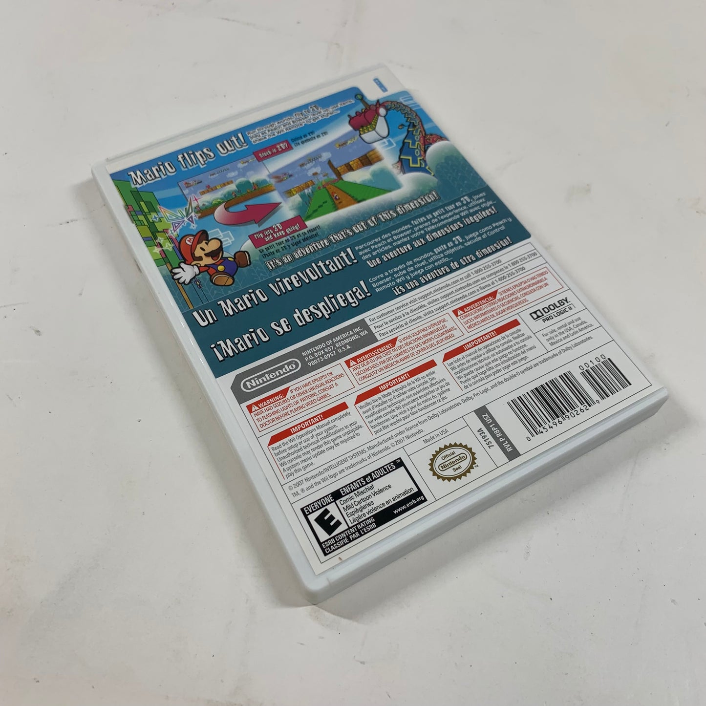 Super Paper Mario [Nintendo Selects] (Nintendo Wii, 2011)