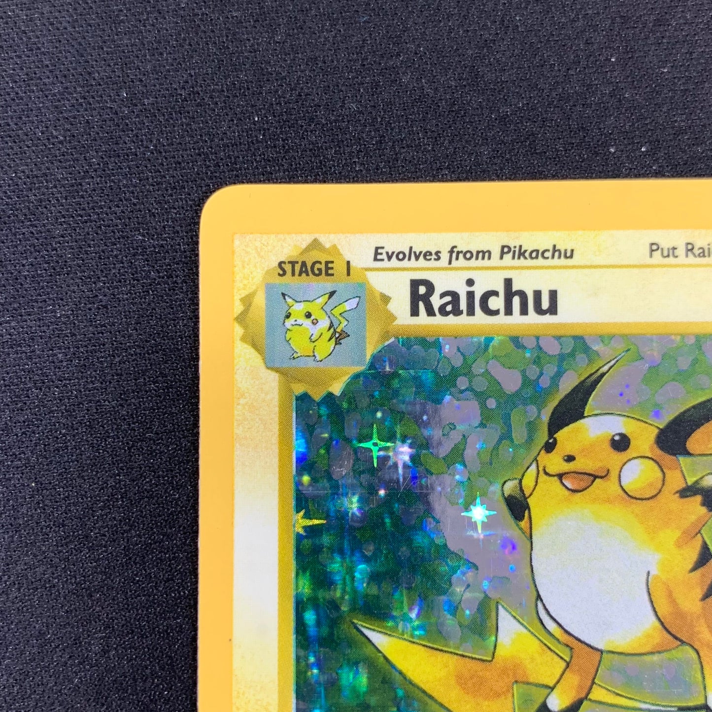 Pokémon TCG Base Set (Shadowless Edition) Raichu 14/102 Holofoil English