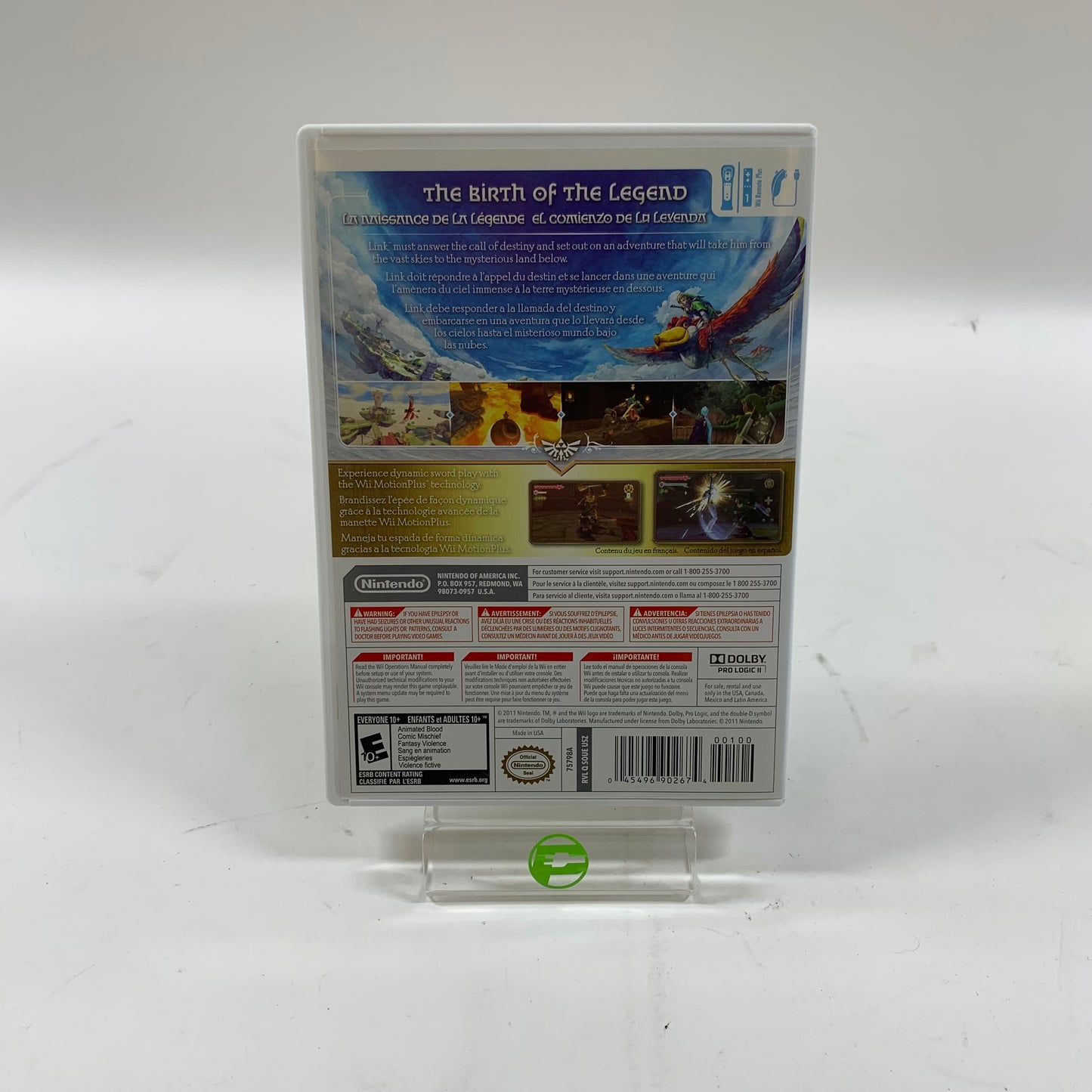 Zelda Skyward Sword [Soundtrack Bundle] (Nintendo Wii, NaN)