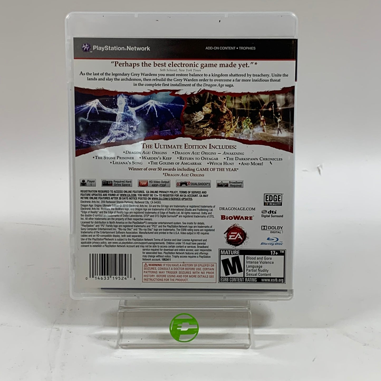Dragon Age: Origins [Ultimate Edition] (Sony PlayStation 3 PS3, 2010)