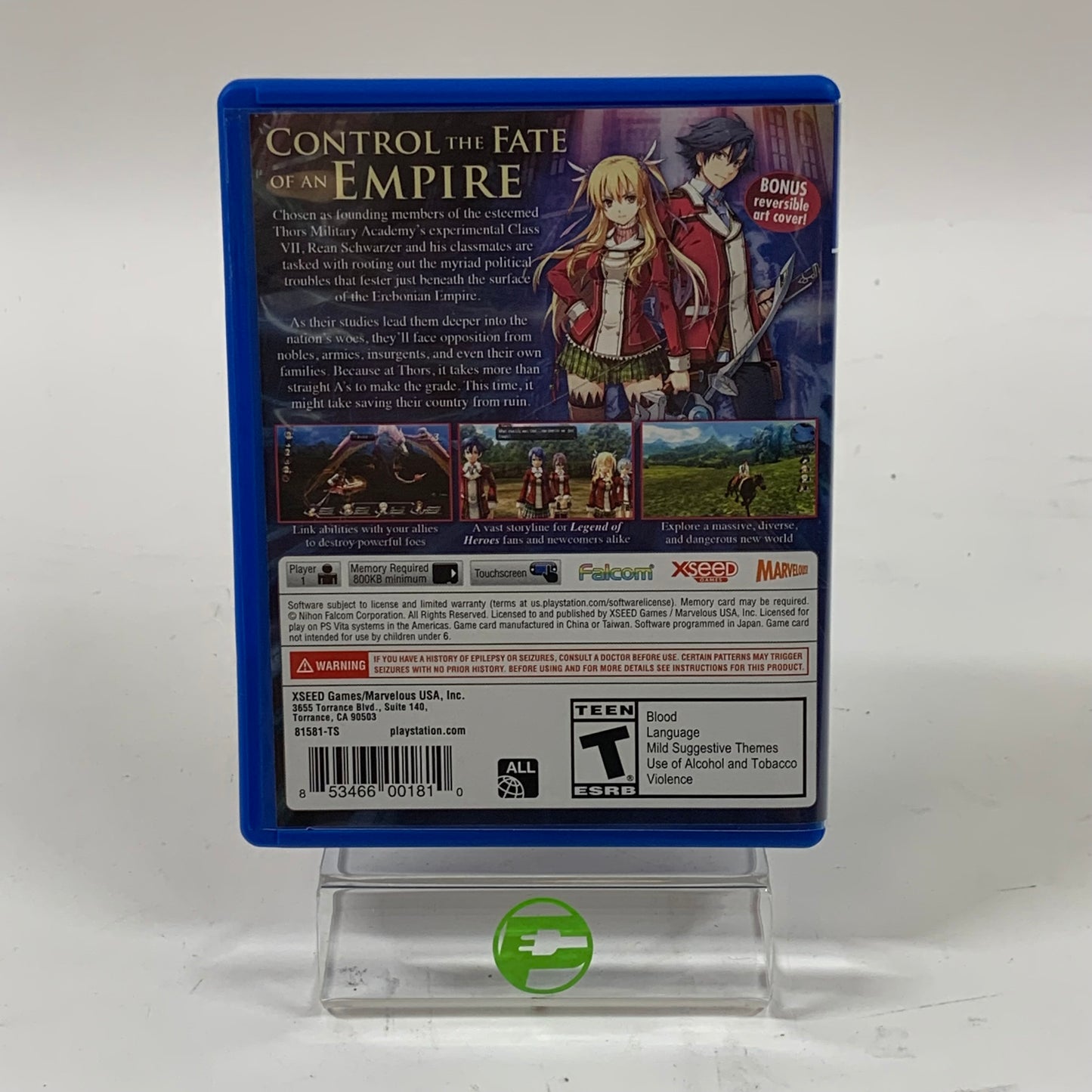 Legend of Heroes: Trails of Cold Steel [Lionheart Edition] (PS Vita, 2015)