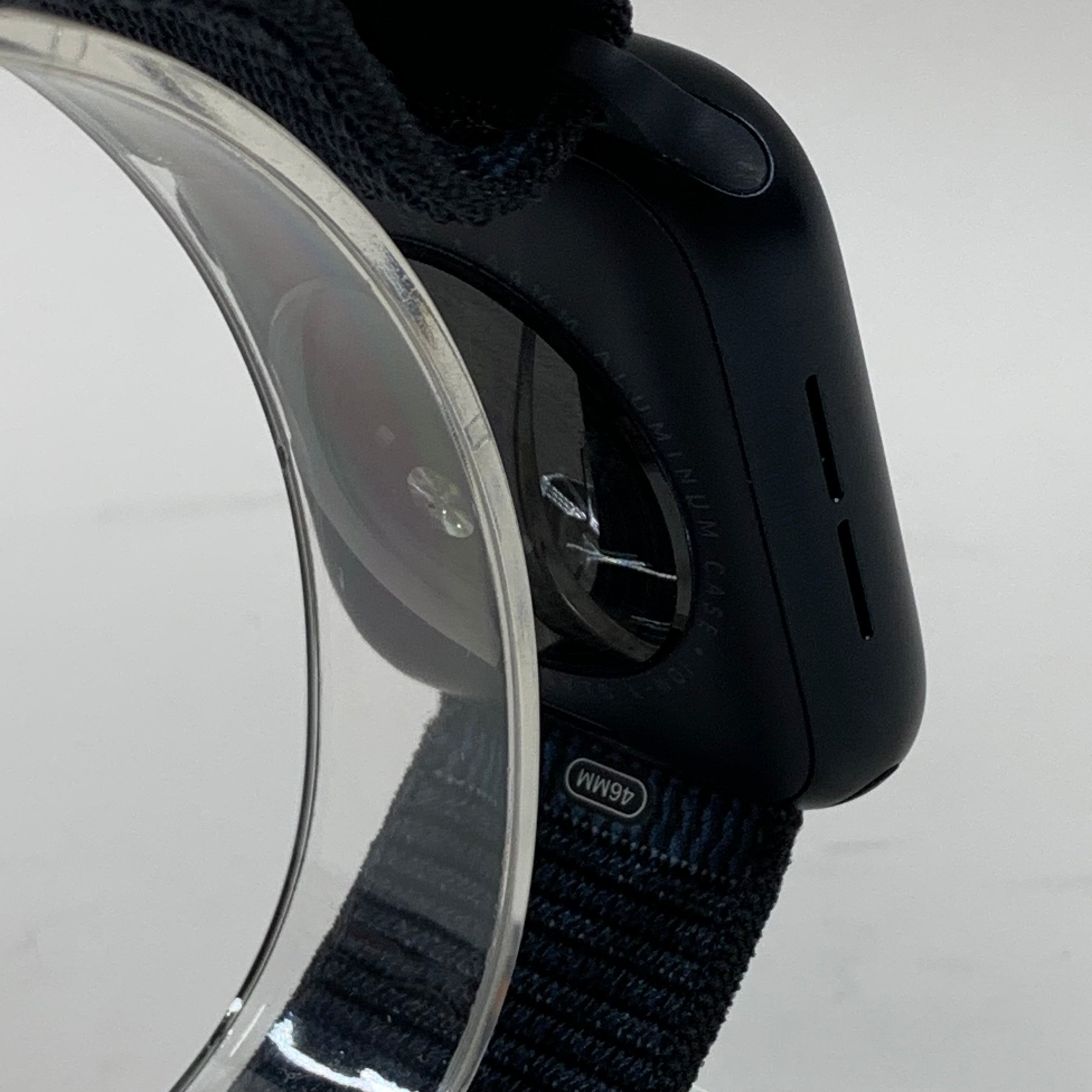 GPS Only Apple Watch SE 2nd Gen 44MM Black Aluminum Blue