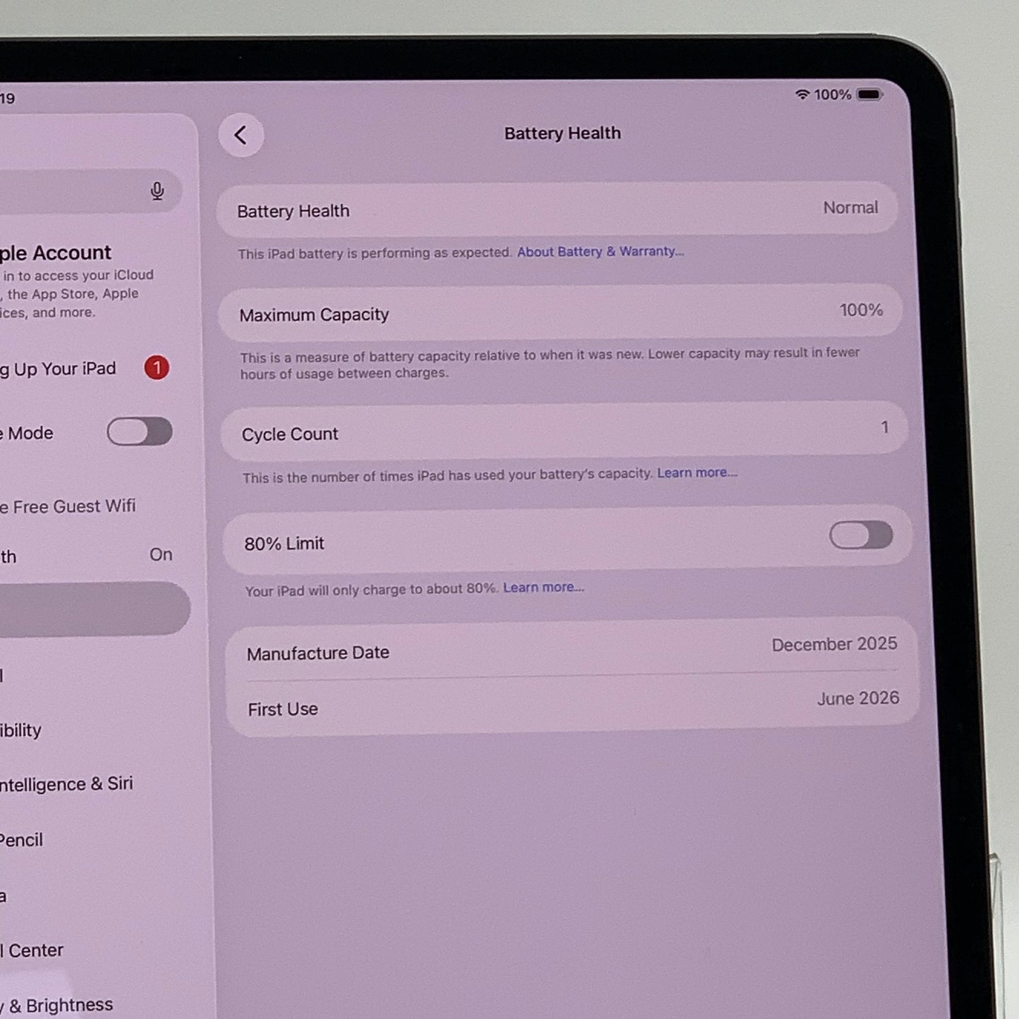 WiFi Only Apple iPad Pro 13" M5 256GB Space Black MDYJ4LL/A