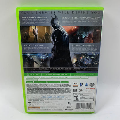 Batman: Arkham Origins (Microsoft Xbox 360, 2013)