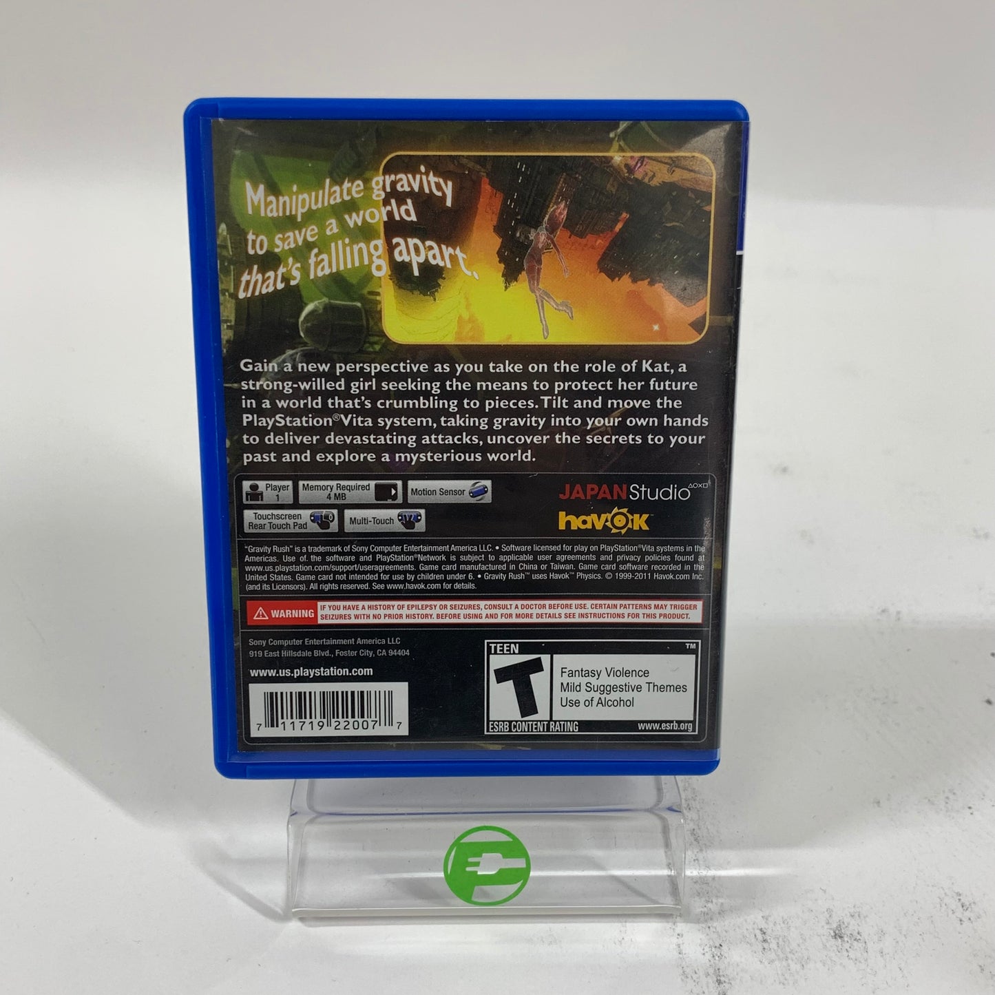 Gravity Rush (Sony PlayStation Vita PS Vita, 2012)