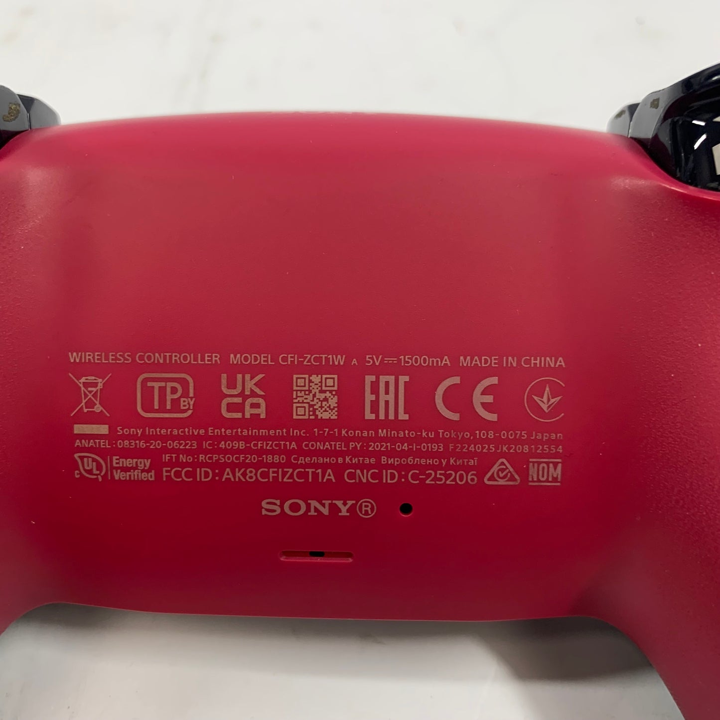 Sony PlayStation 5 PS5 DualSense Wireless Controller Cosmic Red CFI-ZCT1W