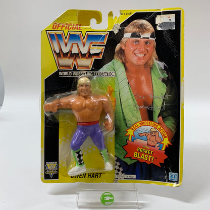 WWF Owen Hart Hasbro Wrestling Figure Yellow Card Series 7 7377/7278