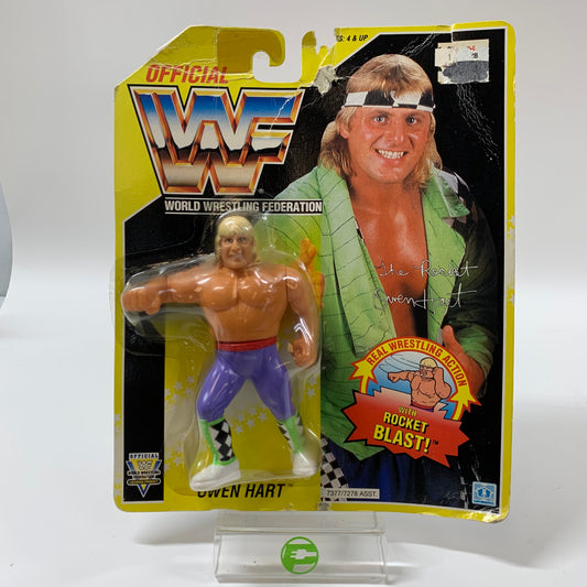 WWF Owen Hart Hasbro Wrestling Figure Yellow Card Series 7 7377/7278