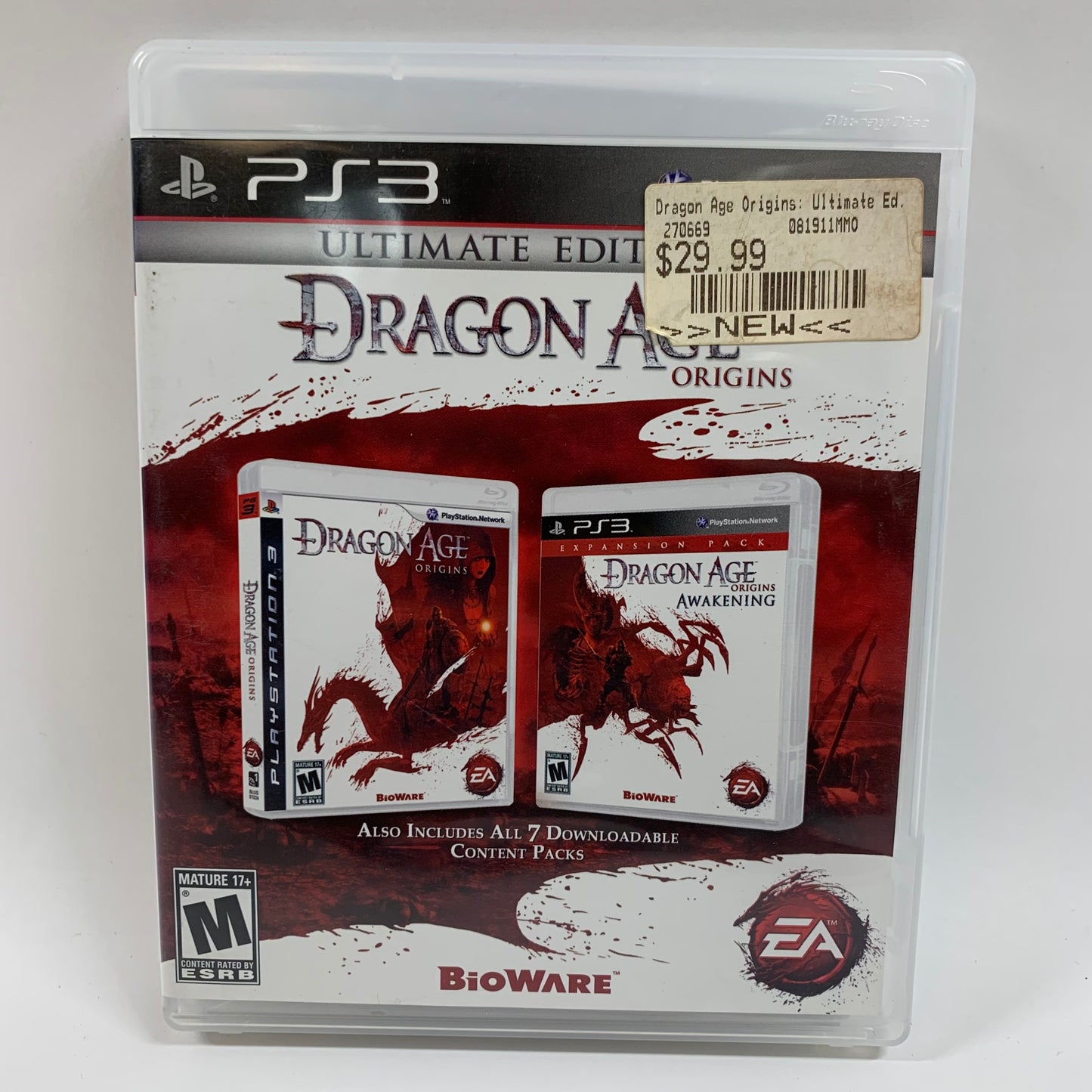 Dragon Age: Origins [Ultimate Edition] (Sony PlayStation 3 PS3, 2010)