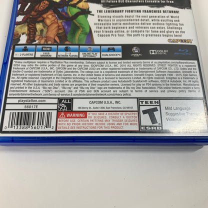 Street Fighter V [PlayStation Hits] (Sony PlayStation 4 PS4, )