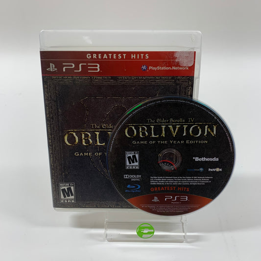 Elder Scrolls IV Oblivion [Game of the Year] (Sony PlayStation 3 PS3, 2007)