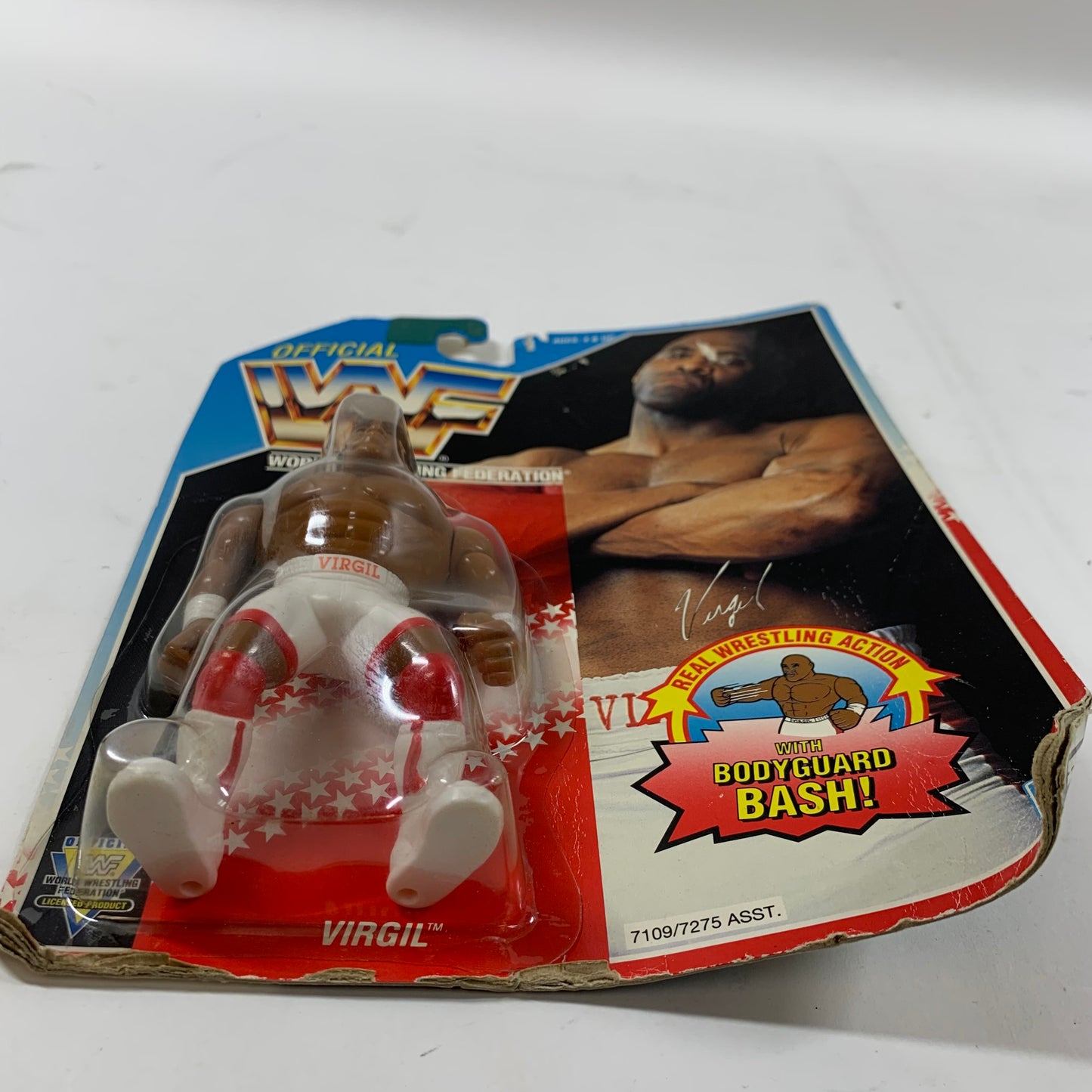WWF Hasbro Signed Virgil New Sealed 1992  Series 5 Action Figure 7109/7275