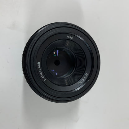 Sony SEL50F18F 50mm f/1.8 E-Mount Full-Frame Standard Prime Lens SEL50F18F