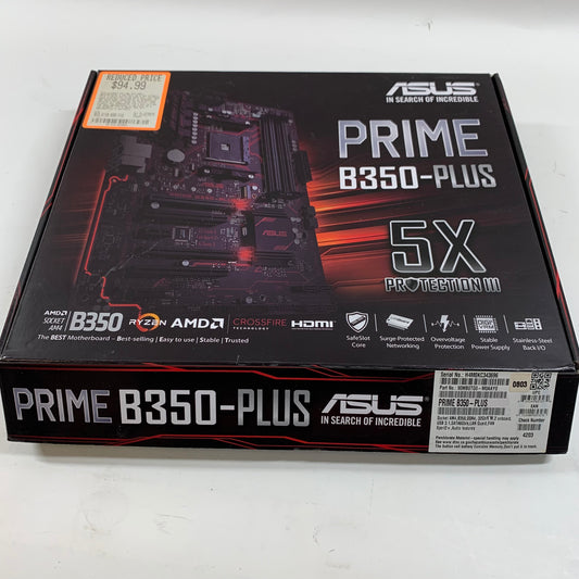 ASUS b350-plus AM4 ITX