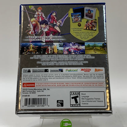 Legend of Heroes: Trails of Cold Steel [Lionheart Edition] (PS Vita, 2015)