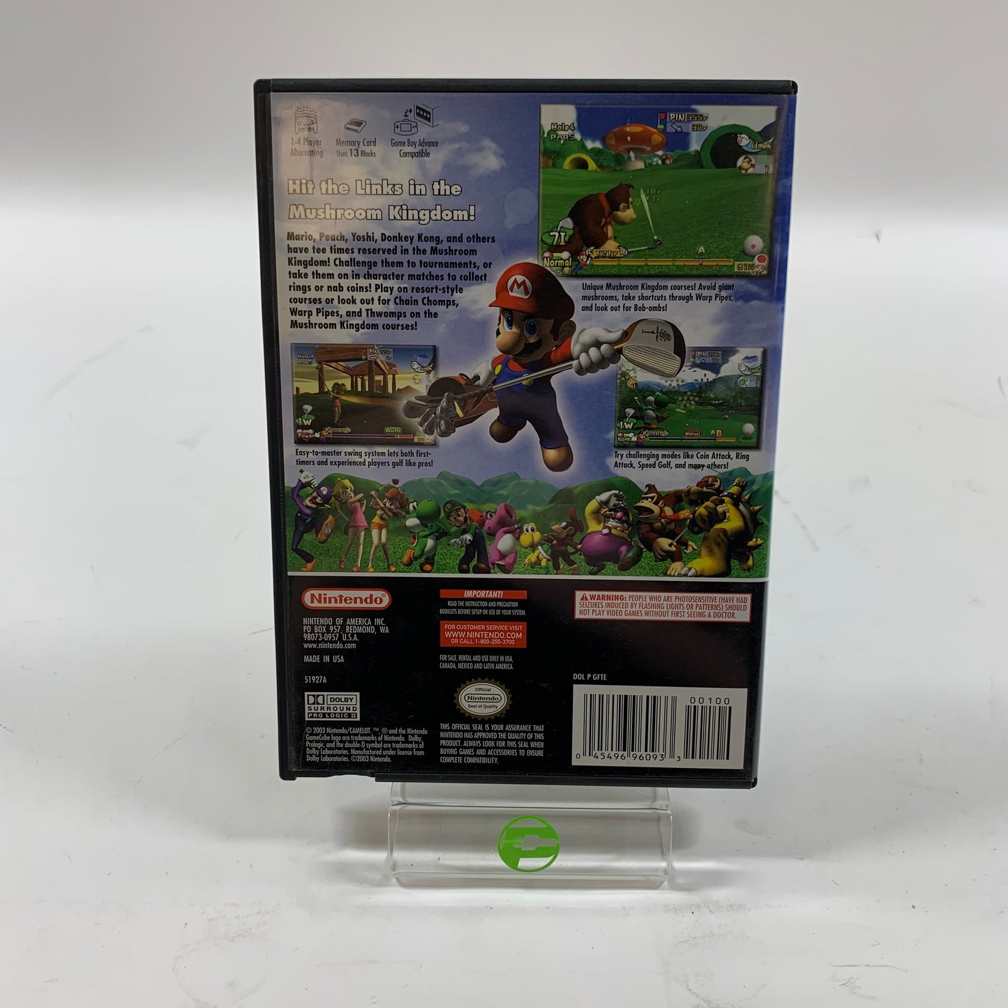 Mario Golf Toadstool Tour (Nintendo GameCube, 2003)