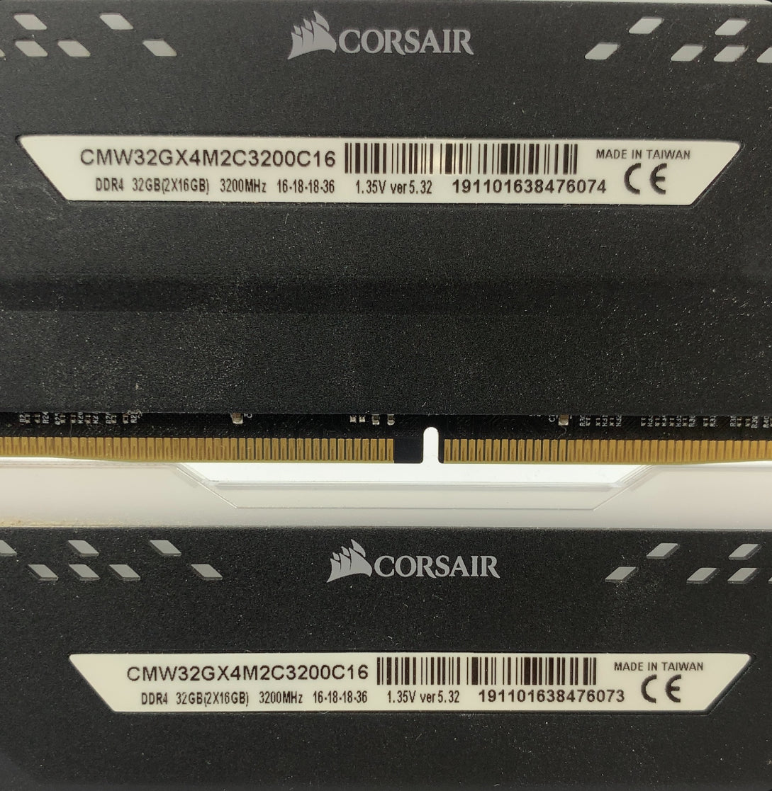 Corsair Vengeance RGB Pro 32GB (2x16GB) RAM DDR4 3200MHz CMW32GX4M2C3200C16