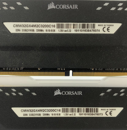 Corsair Vengeance RGB Pro 32GB (2x16GB) RAM DDR4 3200MHz CMW32GX4M2C3200C16