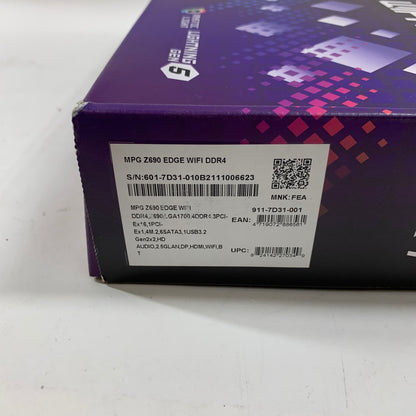 MSi z690 edge wifi ddr4 PCI Express 5.0 Slot ITX
