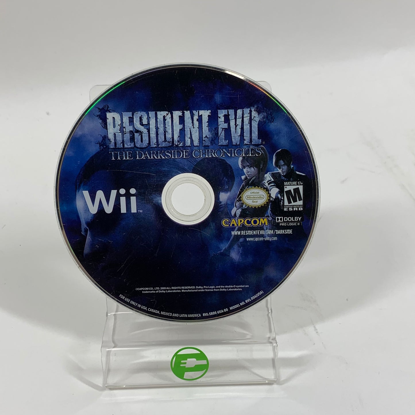 Resident Evil: The Darkside Chronicles (Nintendo Wii, 2009) Disc Only