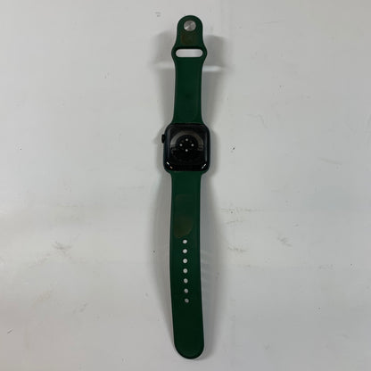 Unlocked Apple Watch Series 7 45MM Green Aluminum Green Alpine Loop MKJ93LL/A
