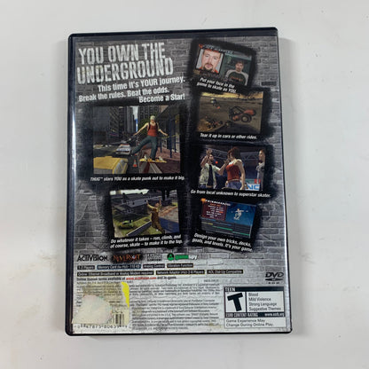 Tony Hawk Underground (Sony PlayStation 2 PS2, 2003)