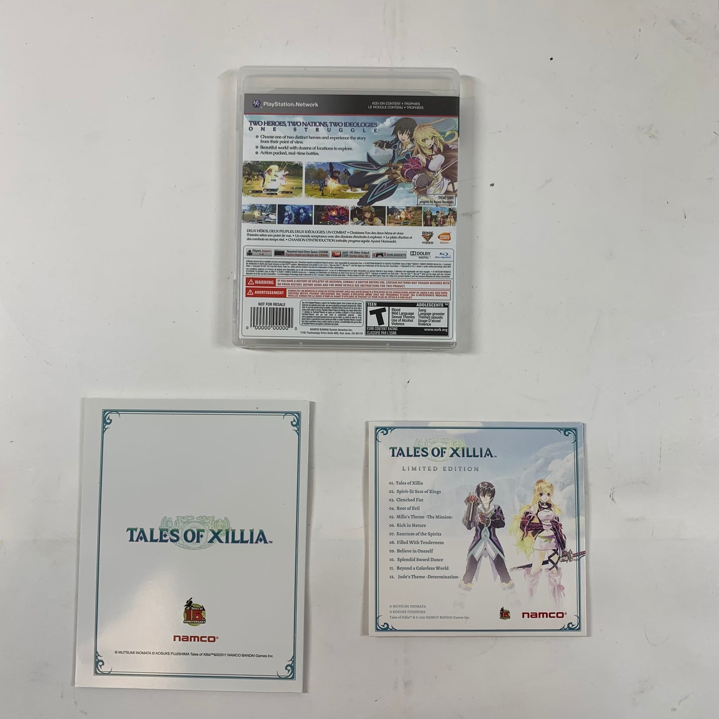 Tales of Xillia [Limited Edition] (Sony PlayStation 3 PS3, 2013)