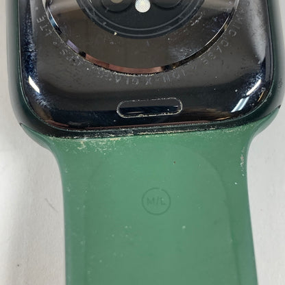 Unlocked Apple Watch Series 7 45MM Green Aluminum Green Alpine Loop MKJ93LL/A